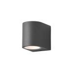 D'Lite Wandlamp Vossem Aluminium Zwart | IP54 - Geschikt Voor 1x GU10