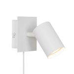 Nordlux Frida Wandlamp Metaal Wit | Geschikt voor GU10