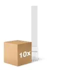 Voordeelpak 10x Noxion Lucent PL-S LED 6W - 830 Warm Wit | 4-Pin - Vervangt 11W